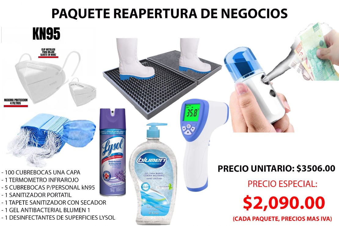 paquete re apertura de negocios